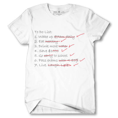 To Do List - Men Tshirt Thumbnail