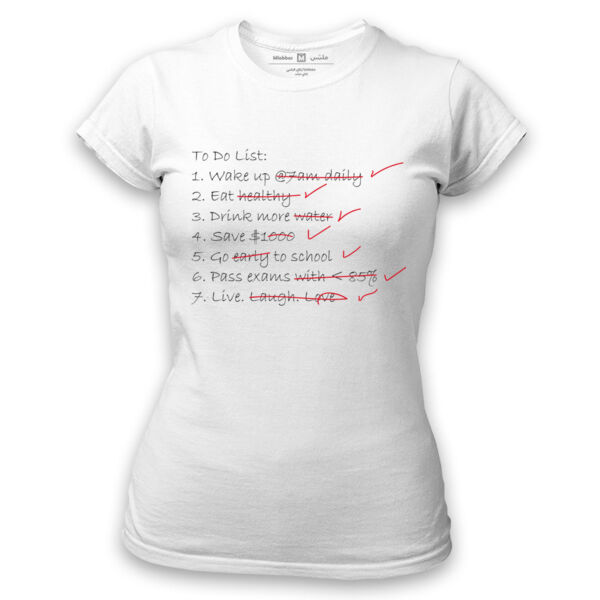To Do List - Women Tshirt Thumbnail