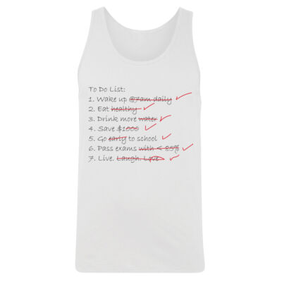 To Do List - Men Tank Top Thumbnail