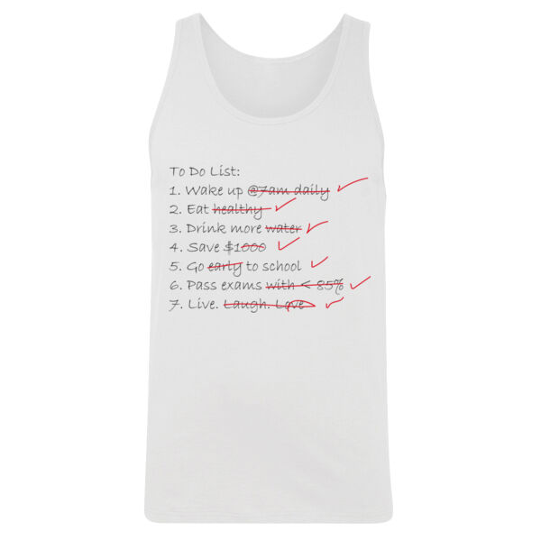 To Do List - Men Tank Top Thumbnail